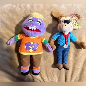 Chuck E. cheese plush dolls